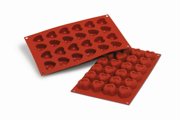 Schneider Silikonbackform Herz "Passion", Ø 37 x 36 mm, Höhe 23 mm, 115090