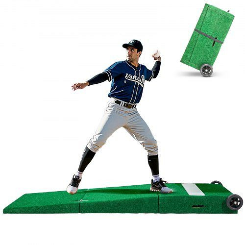 VEVOR Pitching Mound, tragbare Baseball/Softball Pitching-Hilfe, 90 Zoll, mit Antifade-Rasen & Gummi, Indoor/Outdoor, ZFXTQDZFXDLKQO021V0