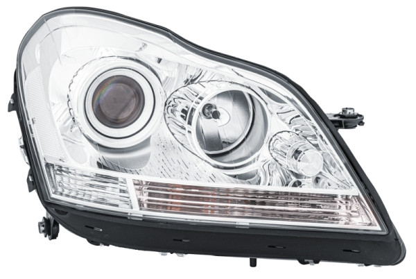 HELLA Halogen/DE/FF-Hauptscheinwerfer, für u.a. Mercedes-Benz GL-Class (X164), ECE, für Rechtsverkehr, rechts, 1EL 263 400-021