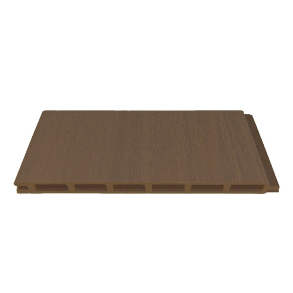 T&J ELZE-Serie WPC-Steckzaunsystem, Zaunlamelle BREIT 20 x 300 x 1790 mm, TEAK co-extrudiert, 44673