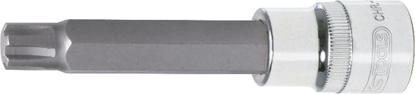 KS Tools 1/2" CHROMEplus Bit-Stecknuss RIBE, lang, M6, 918.1807