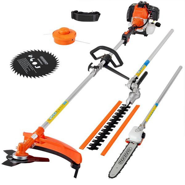 DEUBA 5 in1 Garten Multiwerkzeug 3PS Benzinmotor Freischneider, 101541