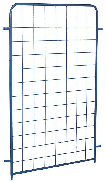 VARIOfit Längswand für Paket-/Etagenwagen, hoch, Außenmaße: 925 x 1.525 mm, RAL 5010 enzianblau, gsw-500.304