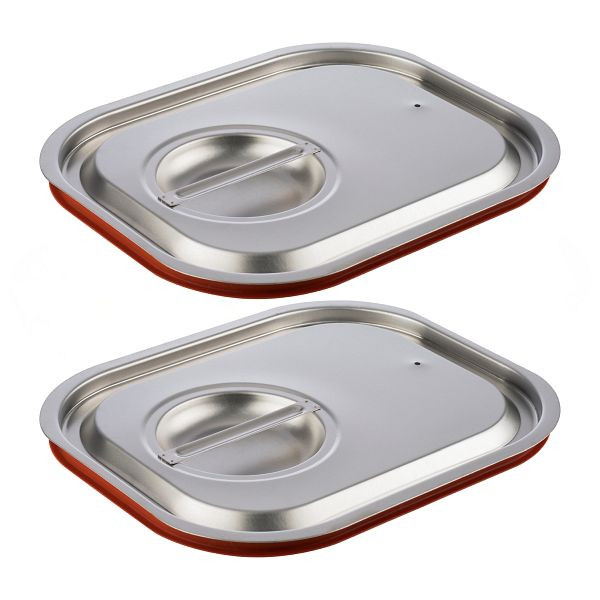 APS GN 1/2 Transport-Steck-Deckel, Edelstahl, mit Silikondichtung, VE: 2er-Set, 67562