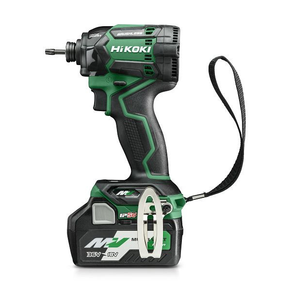 HiKOKI 36V Akku Schlagschrauber (Brushless), 2 x 2.5 Ah, 215 Nm, 1/4", WH36DC (2.5) (HSC II), WH36DCWRZ