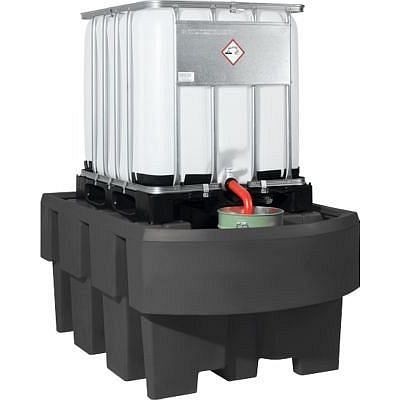 asecos IBC Station PE ohne Stellfläche 1280x1910x860 mm, 24155