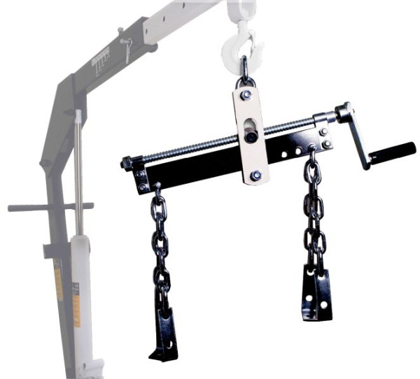 Busching Lasten-Positioniervorrichtung max. 680 kg, Breite von Kette zu Kette 320, 290, 260 mm einstellbar, 100295