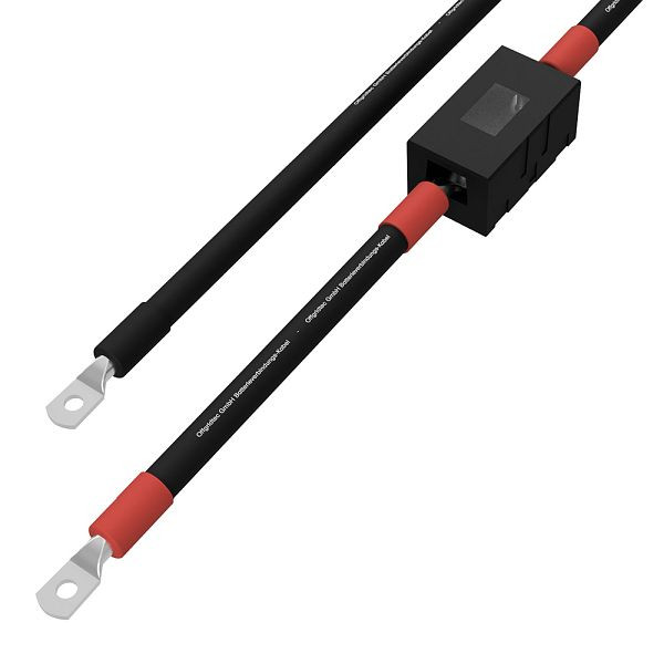 Offgridtec 2,5m 25mm² Batteriekabel mit MIDI-Sicherungshalter Schraubklemmenanschluss auf M8, 8-01-013455-003