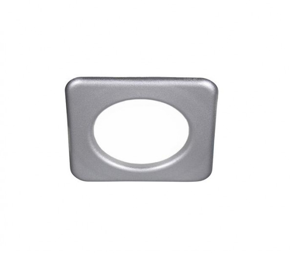 Bioledex LED Einbauleuchten, Blende quadratisch silber 78mm x 78mm, LEB-ECSI-816