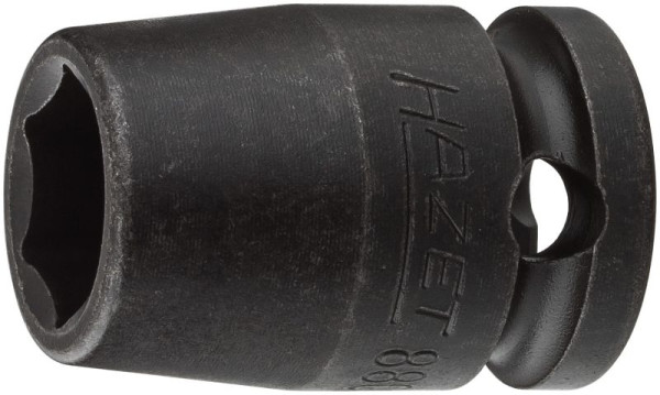 Hazet Schlag-, Maschinenschrauber Steckschlüsseleinsatz, Sechskant, Vierkant hohl 10 mm, Außen-Sechskant-Tractionsprofil, 11 mm, 880S-11