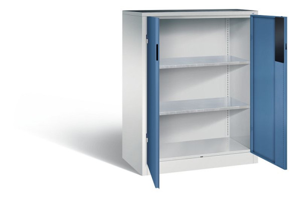 C+P Werkzeugschrank Acurado, H1200xB930xT500mm, Farbe: Lichtgrau / Fernblau, Muldengriff, 8521-052 S10177