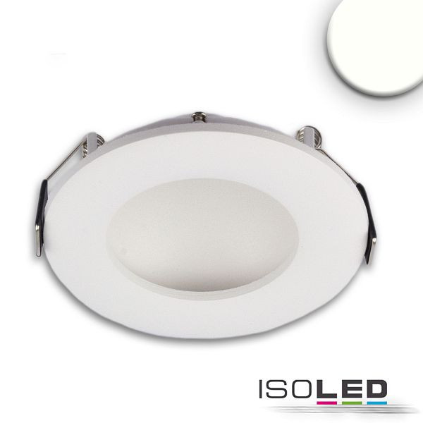 ISOLED LED Downlight LUNA 8W, indirektes Licht, weiß, neutralweiß, 112428