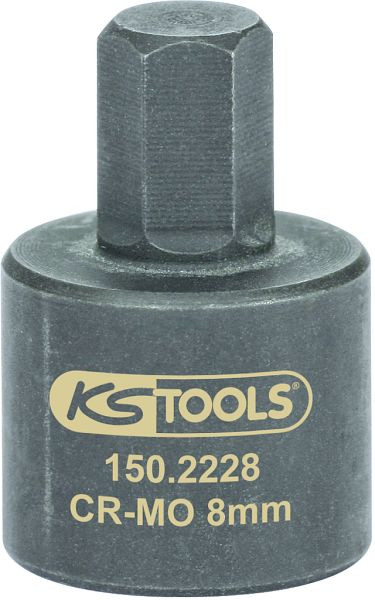 KS Tools 3/8" Bremssattel-Stecknuss, 8mm, 150.2228, 4042146512074