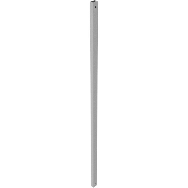 Stein HGS Schutzgeländer aus Stahl, Querholm, Länge 2300 mm, 60 x 40 mm, ohne Farbe, Befestigung: zum Einbetonieren, 34985