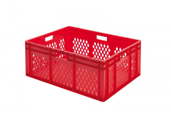 LA-KA-PE TK 800/320-1, rot, Transport-Stapelkasten, Außenmaße: ca. 800 x 600 x 320 mm (lxhxb), 07032 02 11