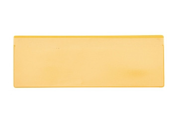 KROG Etikettentaschen - magnetisch, 220 x 80 mm, gelb mit 1 Magnetstreifen, 5902093G