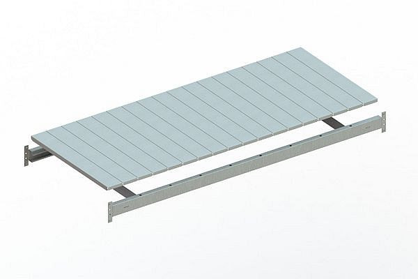 Meta MINI-RACK Zusatzboden 1800x800 mm, verzinkt, mit Stahlpaneelen, 20043035