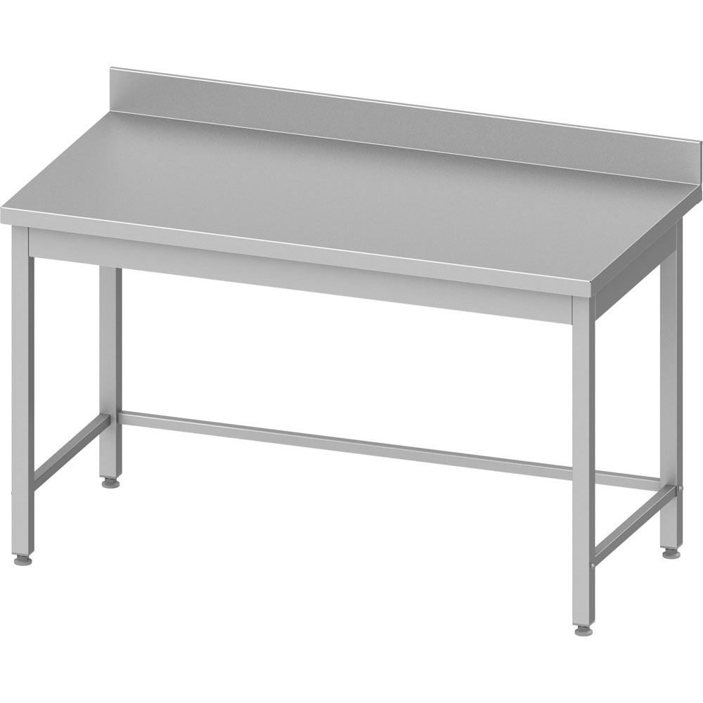 Stalgast Arbeitstisch mit Grundboden, 2700x600x850 mm, mit 2er Schubladenblock rechts, mit Aufkantung, verschweißt main image 0
