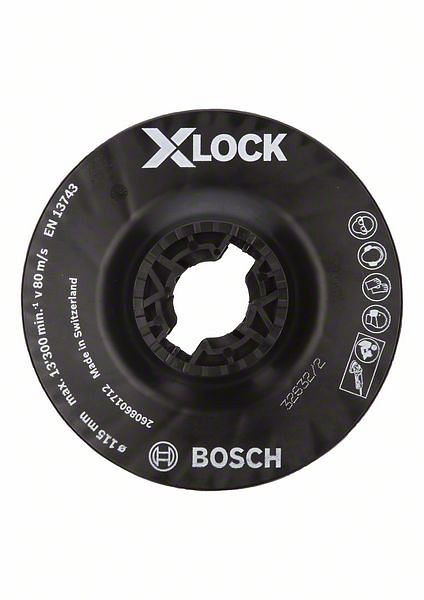 Bosch X-LOCK Stützteller, mittelhart, 115 mm, 2608601712