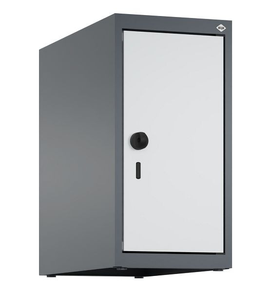 C+P Schrankaufsatz Classic PLUS, Aufsatzschrank, 7016/7035, Drehriegel, 500x250x500mm, 1 Abteil, 080090-19 S10013