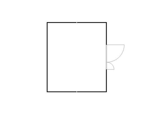 FLADAFI Materialcontainer-Kombination MC 1540, verzinkt, inkl. Montage, ohne Boden, Doppelflügeltür asymmetrisch auf der 5 m Seite, F15430201-F905-F1541