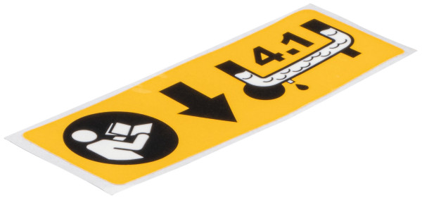 REMS Etikett Hinweis R, Maße (LxBxH): 50 x 17 x 3 mm, 115748 R