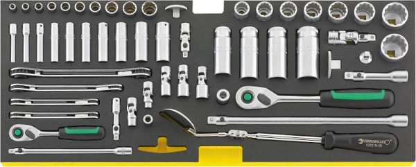 STAHLWILLE Line Maintenance Set im Tragekasten Nr.13214A 123-teilig, 98814801