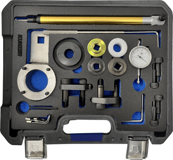 Kunzer Motor-Einstellwerkzeugsatz AUDI / VW / SEAT / SKODA Für Reparaturarbeiten an 1.8- und 2.0-Liter-FSI-, TSI- und TFSI-Motoren, 77M801