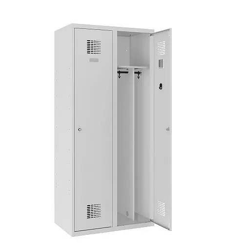 Eurobox Umkleidespind, 2 Abteile 800 mm, 0100-040201