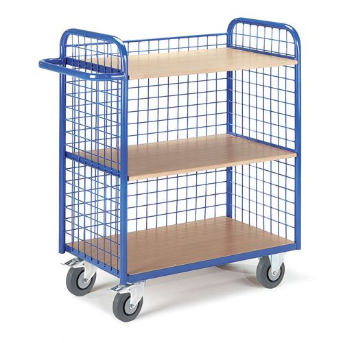 Rollcart Etagenwagen 3 Wände (980x500), Tragkraft: 150 kg, 08-7351