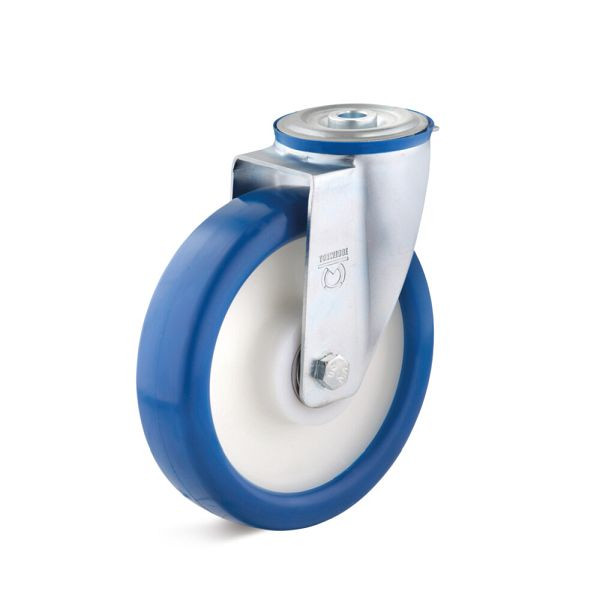 Torwegge Lenkrolle mit Rückenloch, L-IL-PUZK-160, 0032405