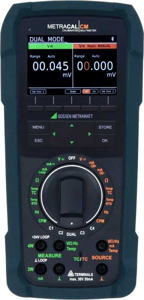 Gossen Metrawatt METRACAL CM PRO Hochpräzises Multimeter und Prozesskalibrator, M275P