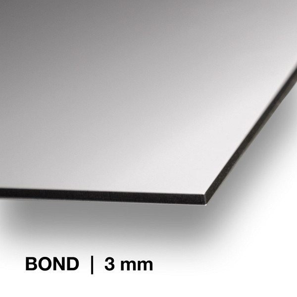 Showdown Displays Bond Platte mit Löchern 300x700mm Dicke 3mm Flachbettdruck, FB300x700MG-BW3