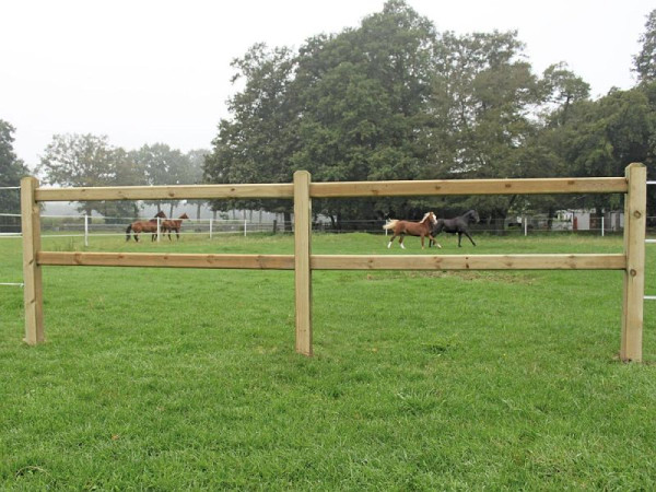 Growi Zaunsystem Kent, Eckpfosten, 120 x 120mm, 2250 mm lang, 10039450