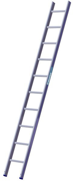 BAVARIA Anlegeleiter 910, Dreikantsprosse, Sprossenanzahl: 10, Gesamtlänge: 2,94 m, 91010001