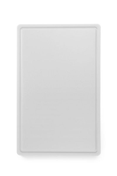 Hendi Schneidbretter HACCP Gastronorm 1/1, LxBxH: 530x325x15 mm, Weiß, 826003