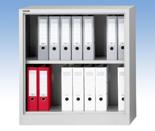 Deskin Regal BASE L, Stahl, Lichtgrau RAL 7035, B 800 x H 845 x T 420 mm, 220613