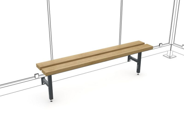 WSM Sitzbank Relax Nature II 1500 RAL 7016, 123000100