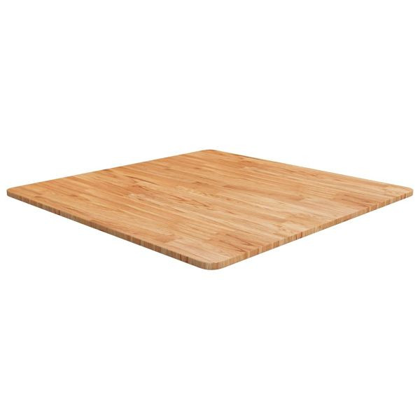 vidaXL Tischplatte Quadratisch Hellbraun 80x80x1,5cm Behandelte Eiche, 343004