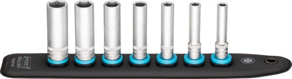 Hazet SmartRail mit 7 Steckplätzen, Vierkant6,3 mm (1/4 Zoll), Außen Sechskant-Tractionsprofil, 5.5, 6, 7, 8, 10, 12, 13, Anzahl Werkzeuge: 7, 850LG-SR/7
