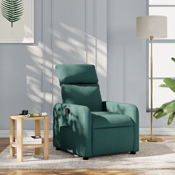 vidaXL Relaxsessel Dunkelgrün Stoff, Top-Qualität, 374171