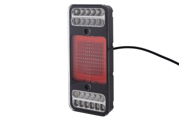 HELLA Heckleuchte, Coluna, LED, 24V, geschraubt/Anbau, Lichtscheibenfarbe: glasklar, Kabel: 500mm, links/rechts, 2VP 345 900-211