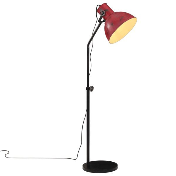 vidaXL Stehleuchte 25 W Rot 30x30x90-150 cm E27, 371882