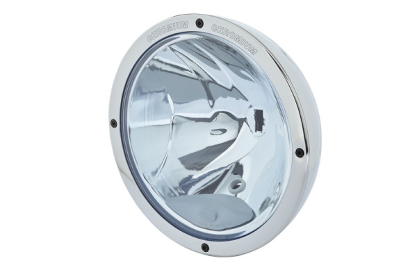HELLA Halogen-Fernscheinwerfer, Luminator Chromium Blue, 24/12V, rund, Referenz: 37.5, geschraubt, E1 1928/ECE-R7/ECE-R112, 800mm, 1F8 007 560-321