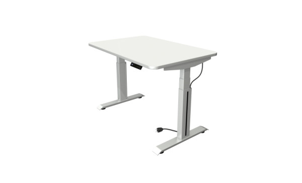 Kerkmann Sitz-/Stehtisch B 1200 x T 800 mm, elektrisch höhenverstellbar von 640-1290 mm, weiß, (Montage), 10010410-1