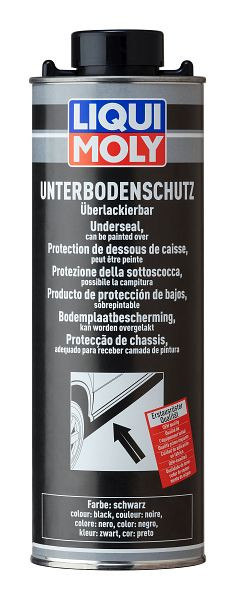 LIQUI MOLY Unterbodenschutz schwarz, Dose Blech, VE: 1 Liter, 6114