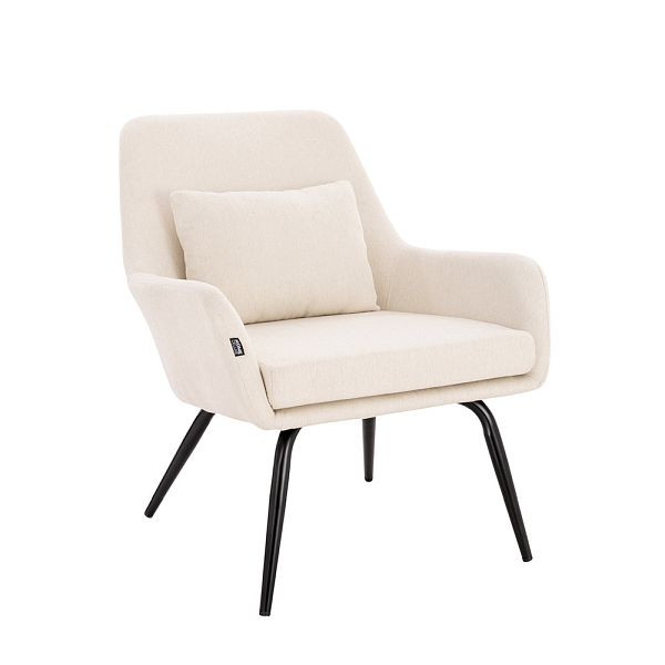 HOME DELUXE pflegeleichter Sessel ORION in der Farbe Weiß, 51331