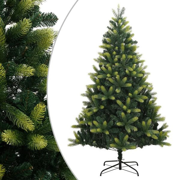 vidaXL Künstlicher Weihnachtsbaum Klappbar mit Ständer 180 cm, 356762