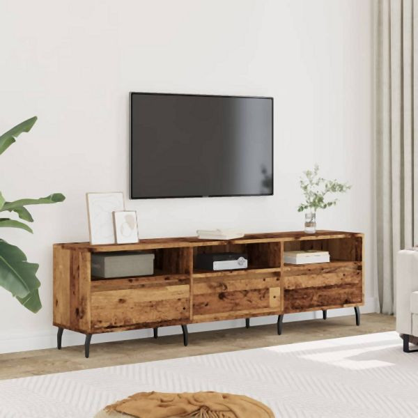 vidaXL TV-Schrank Altholz-Optik 150x30x44,5 cm Holzwerkstoff, 857191