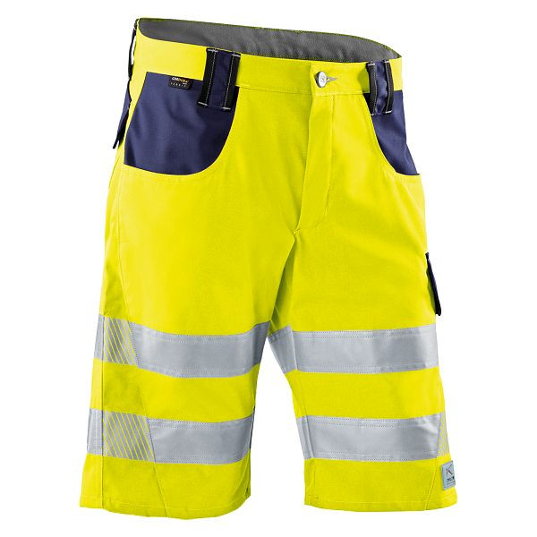 Kübler REFLECTIQ Shorts PSA 2, Farbe: warngelb/dunkelblau, Größe: 50, 2307 8340-3448-50